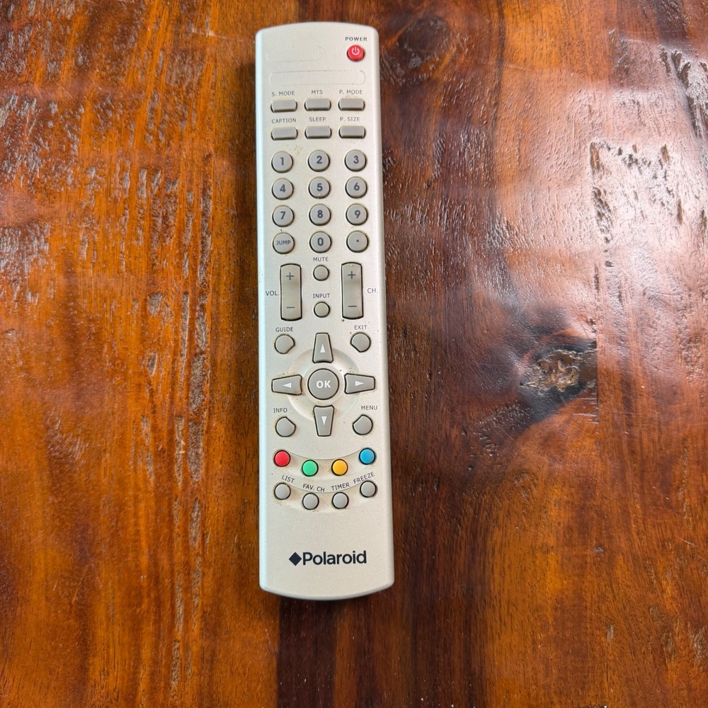 Polaroid P4084-1 Silver TV Remote Control Replacement LCD LED Television